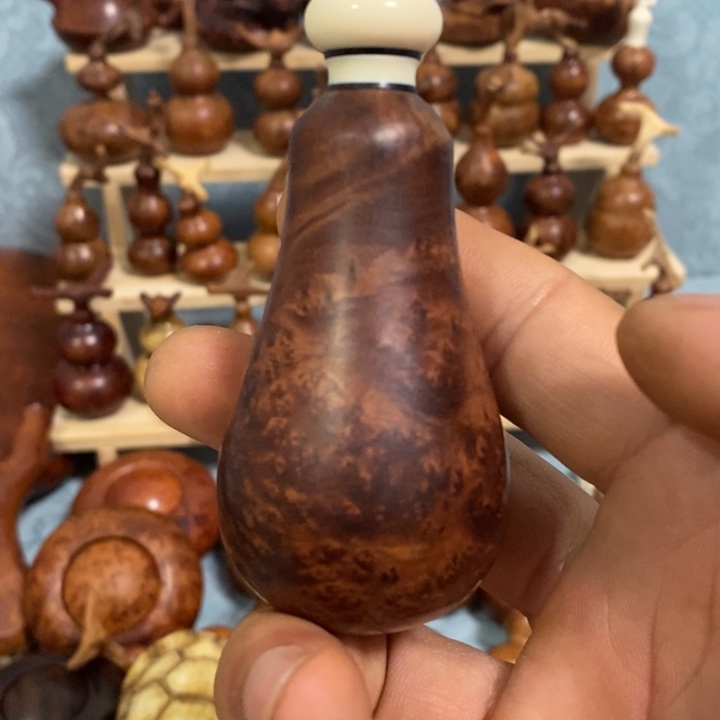 木水*天麻梨疙瘩精品手把件
