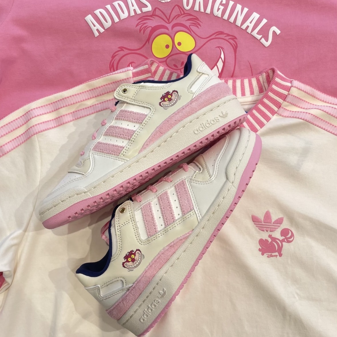 adidas/三叶草迪士尼联名款FORUM LOW CL篮球风板鞋小白鞋KH5900
