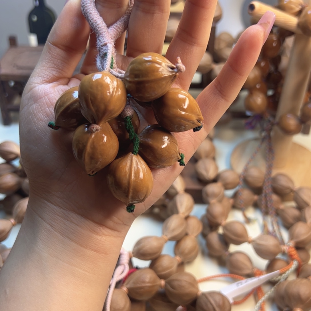 芝***爸核桃20尺寸三花梅林铁核葡萄串定制不退