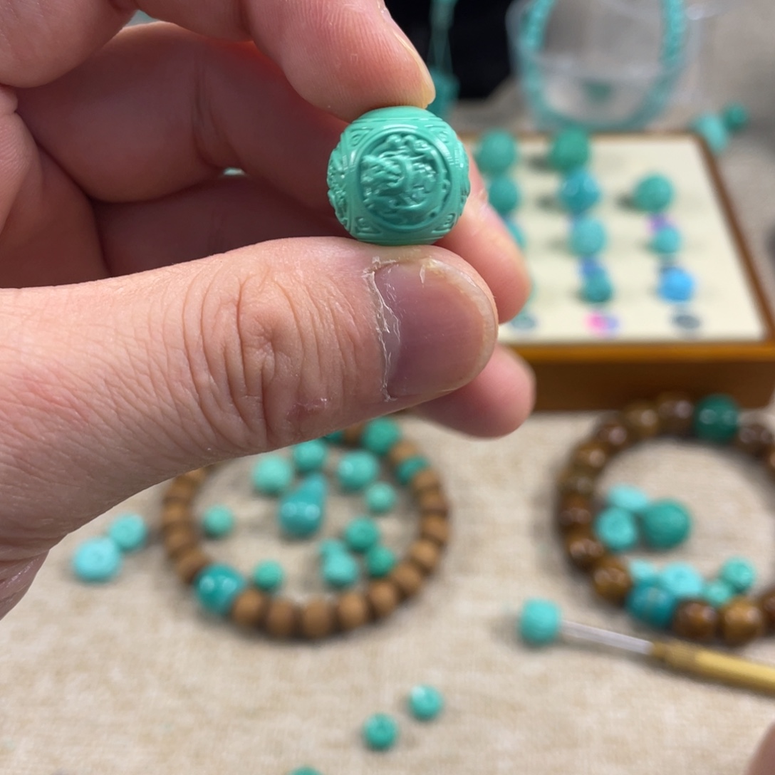 原生态湖北矿小配饰，直径15