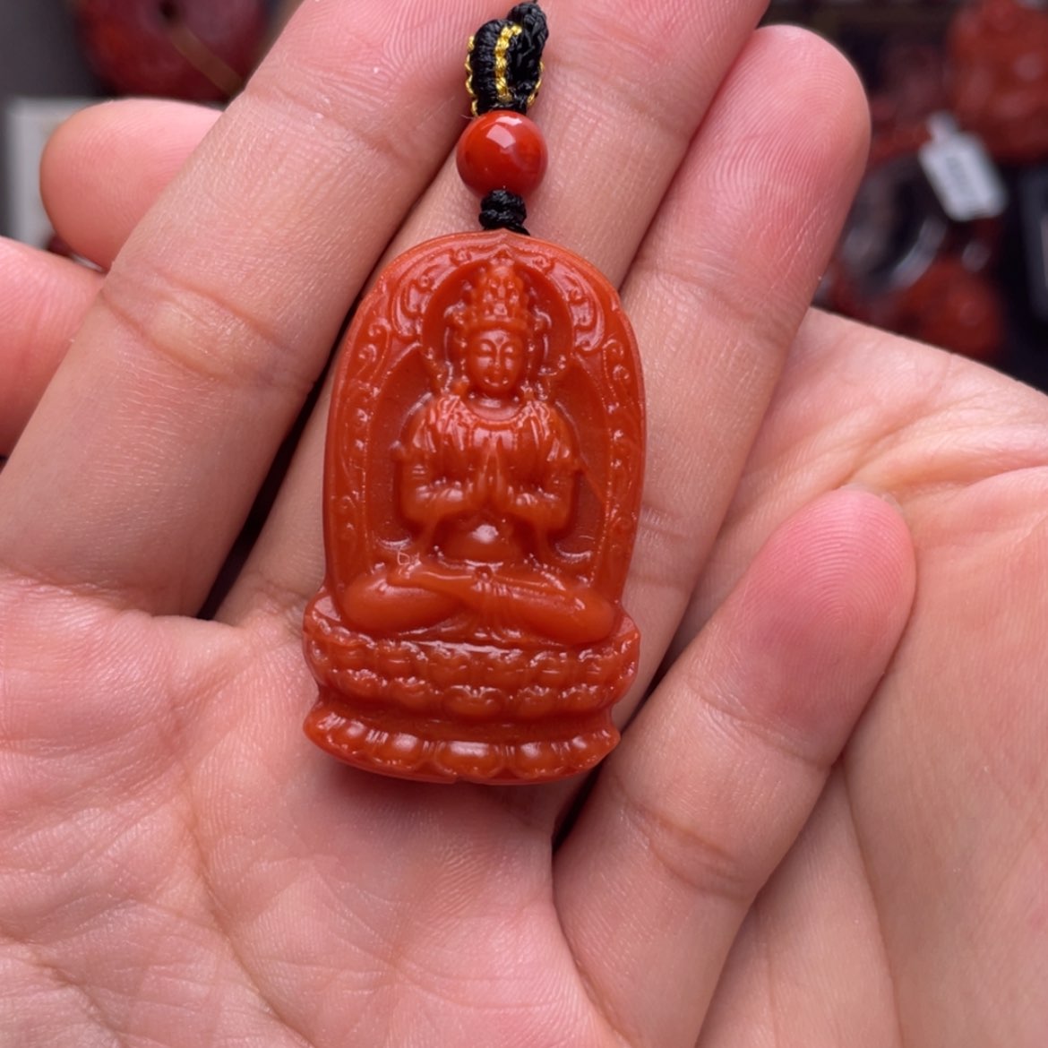 【闪购商品】未镶嵌观音吊坠南红玛瑙