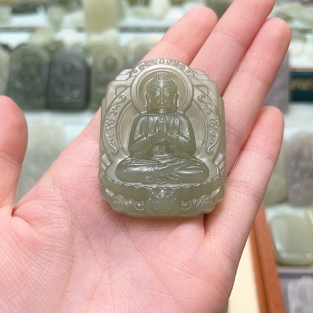 瑞***祥和田玉未镶嵌颈饰