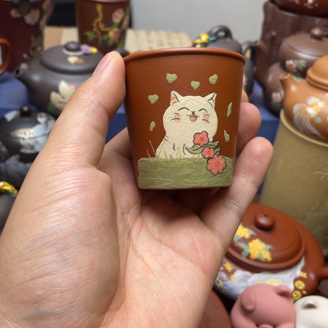 茶杯紫砂紫砂主人杯80cc