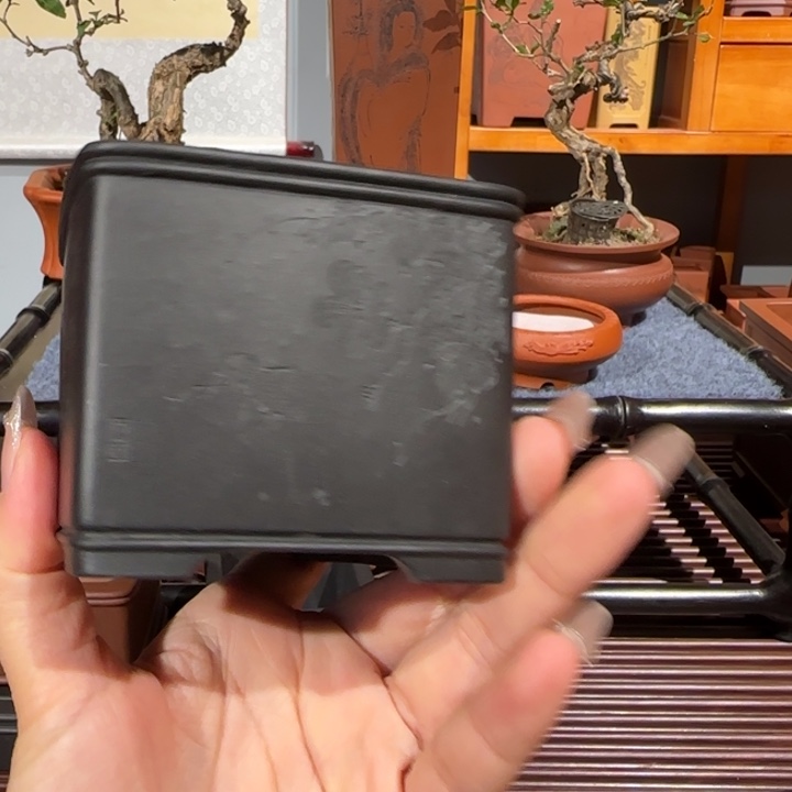 小***满花盆紫砂全手工制作