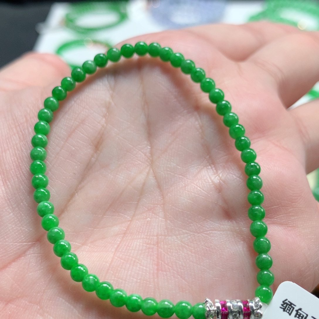 翡翠未镶嵌手链翡翠
