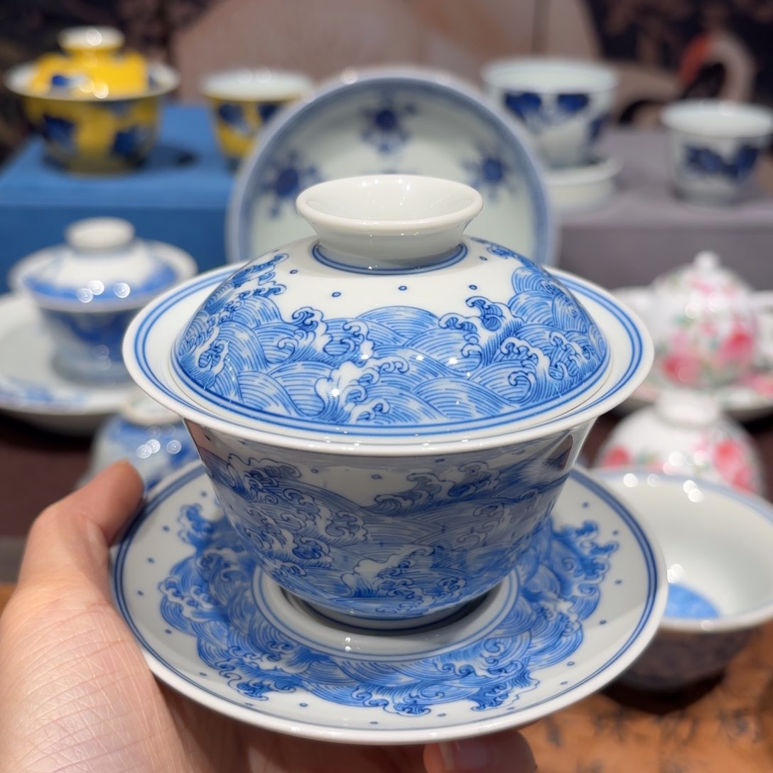 瓷片景德镇纯手工手绘