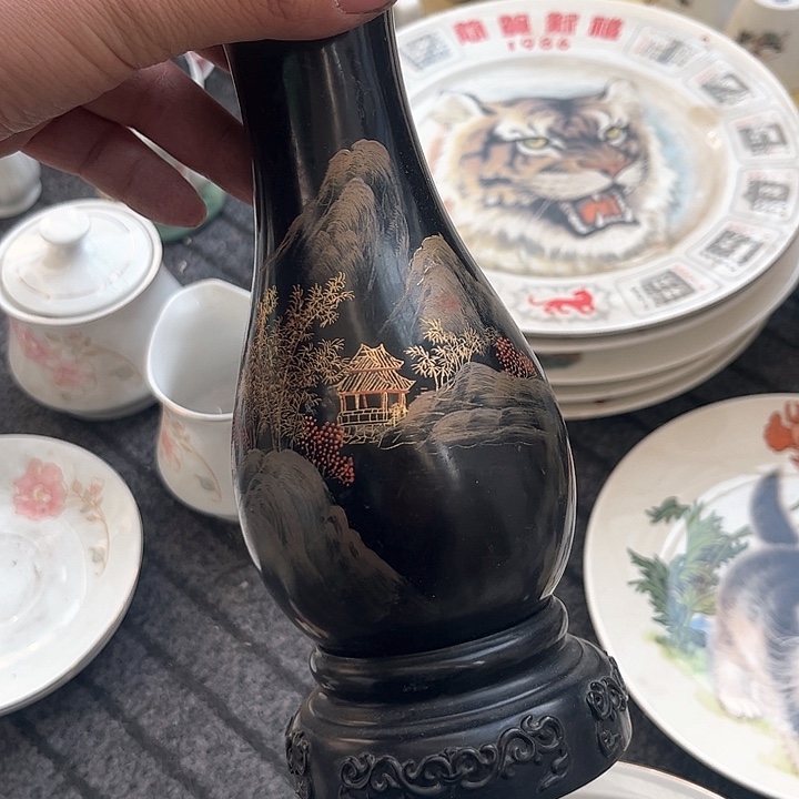 摆件，烧制问题都是正常的哈