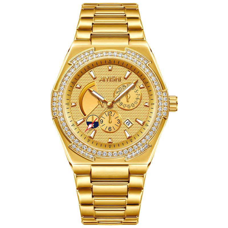 AIYISHI爱依士全新未使用经典商务男士腕表-2509-YPJX