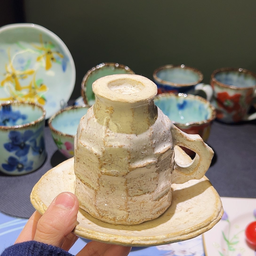 锐**哥咖啡杯和茶杯是很配噢