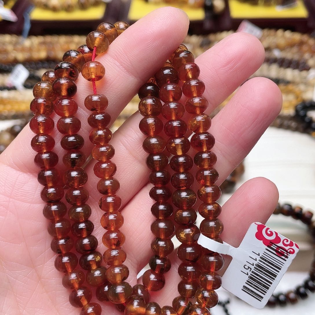 琥珀裸石未镶嵌七11151