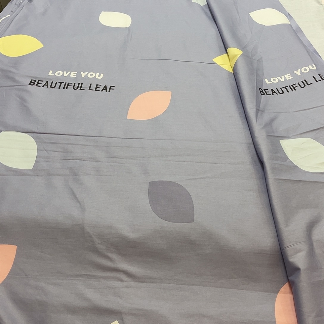 纯棉布灰叶6.7米不加工