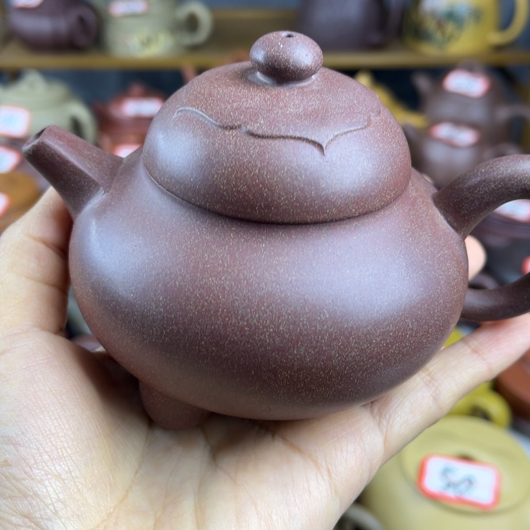 紫砂茶壶宜兴紫砂壶微瑕接头印
