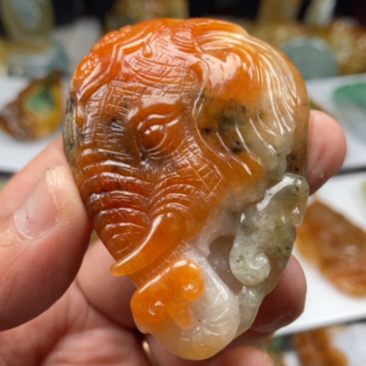 【闪购商品】翡翠颈饰未镶嵌1***事缅甸翡翠A货吊坠