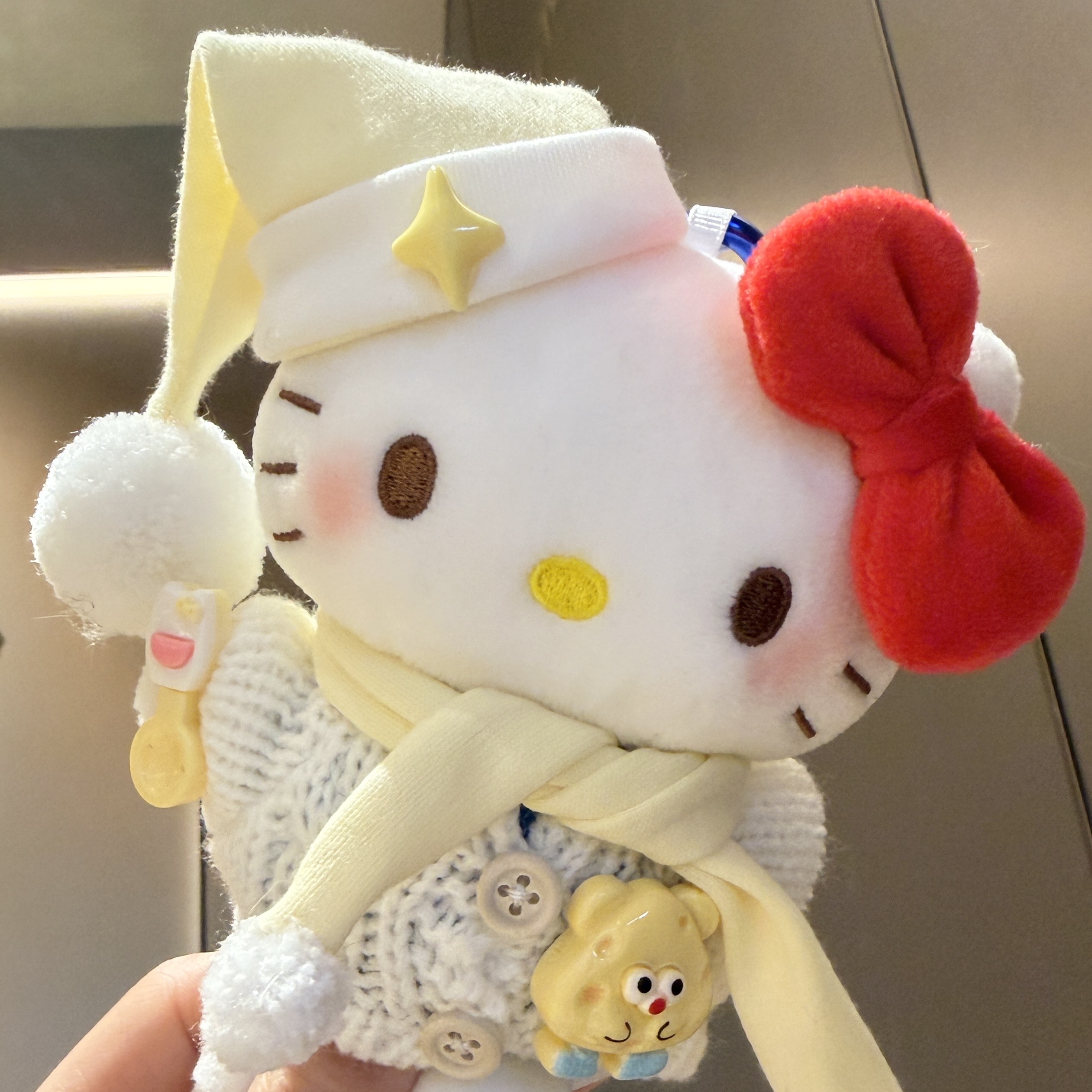 正版【Kitty挂件】睡衣款合集三丽鸥可爱毛绒玩具挂件配饰玩偶毛绒