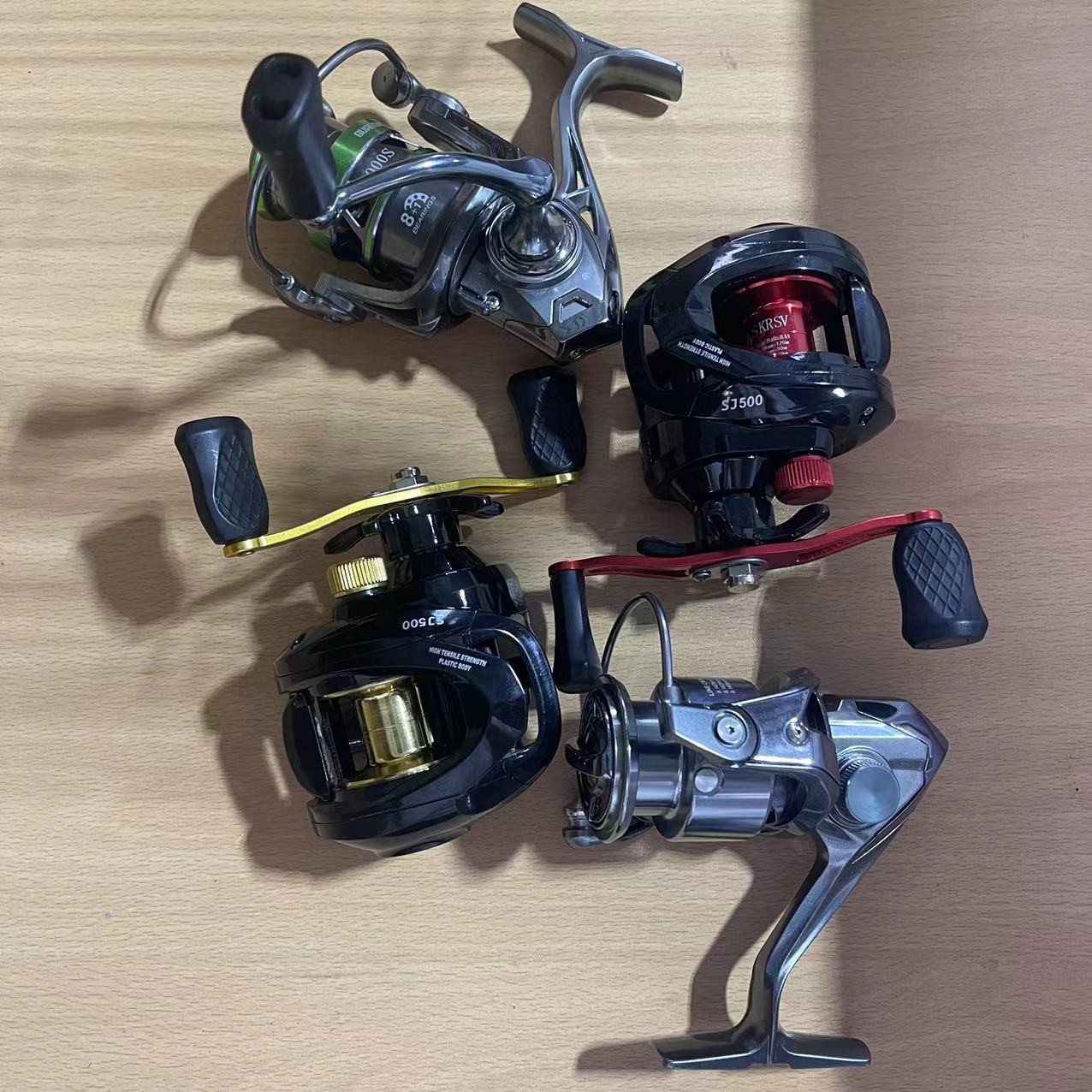 【小高尔夫一代】纺车轮单双摇臂随机发瑕疵功能正常（介意勿拍）