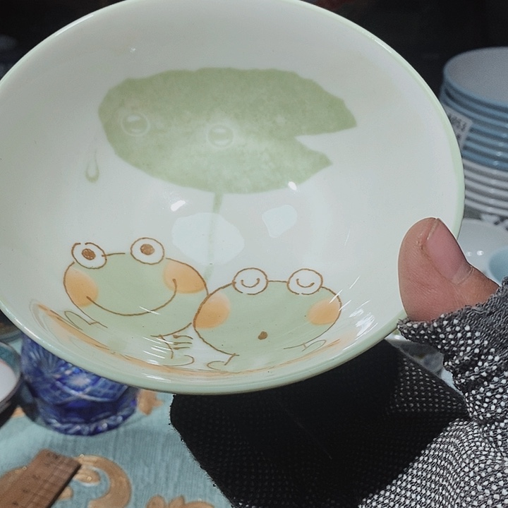 瓷片新年快乐万事如意