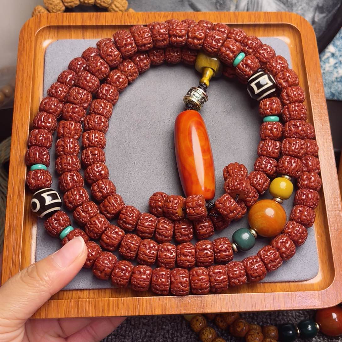 金刚菩提吊坠小*怪藏式直切一代龙