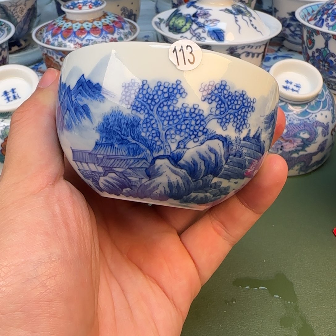 彦祖纯手工手绘茶具113