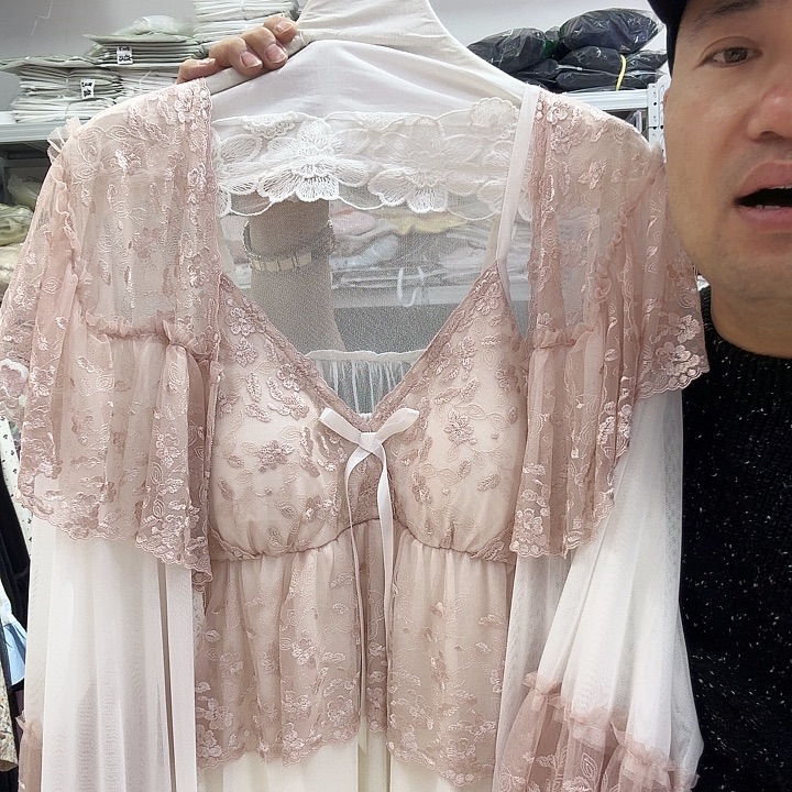 三醋酯纤维宫廷风家居服