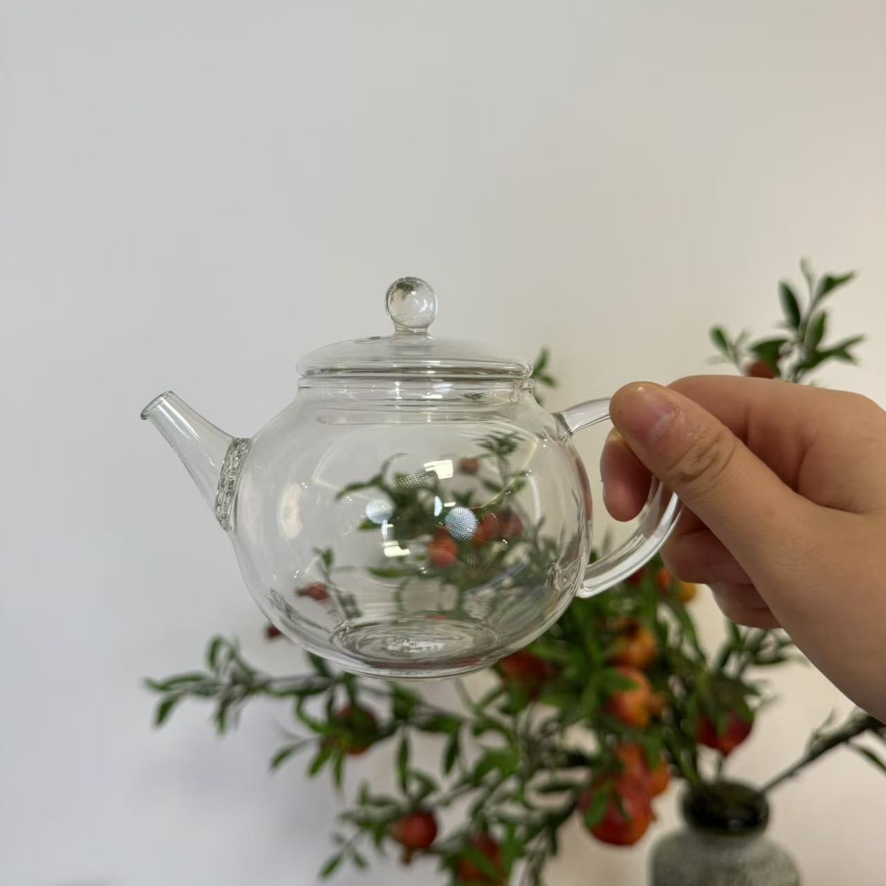 一盏云——高硼硅耐热璃海匠心玻璃壶