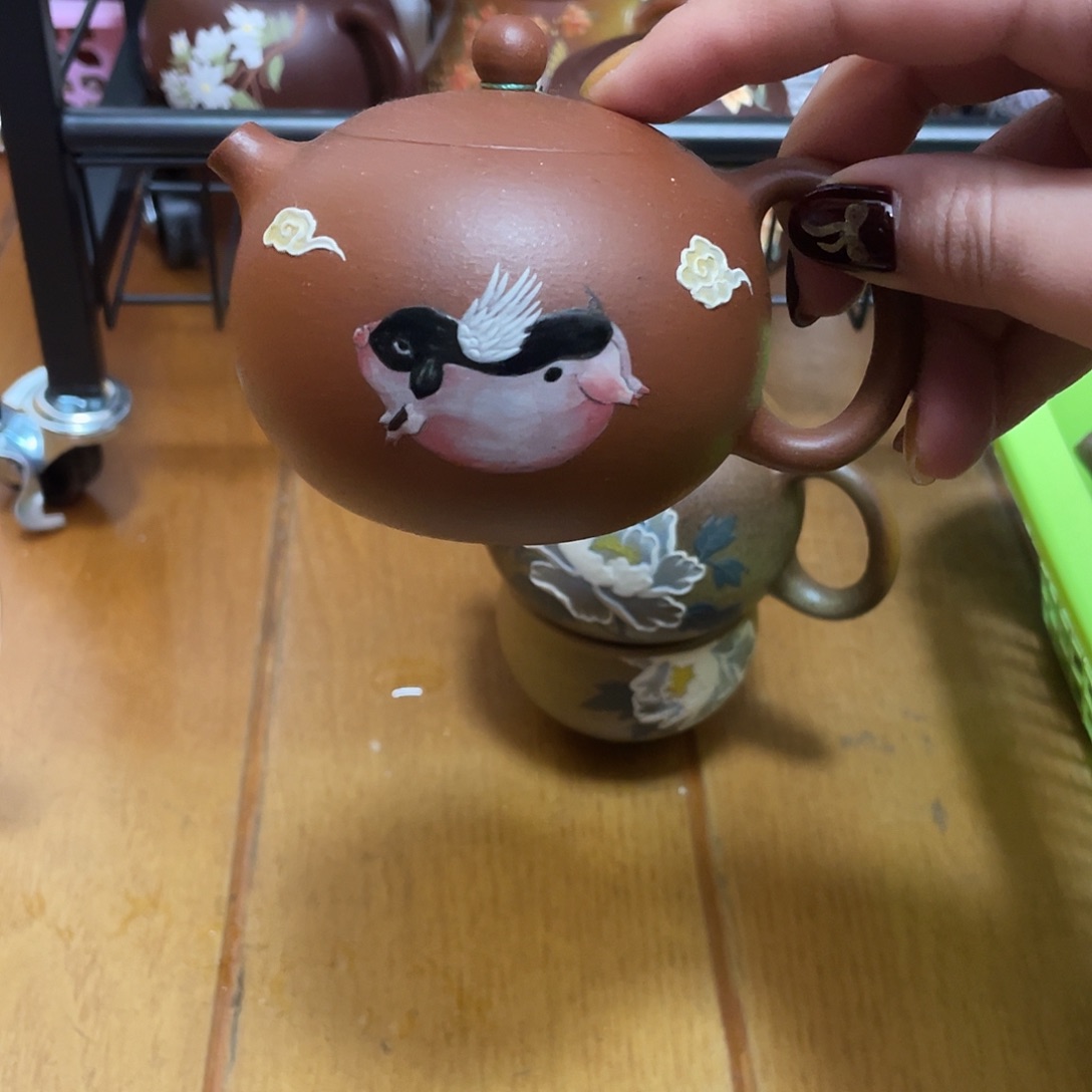 茶杯红泥紫砂主人杯160ccc