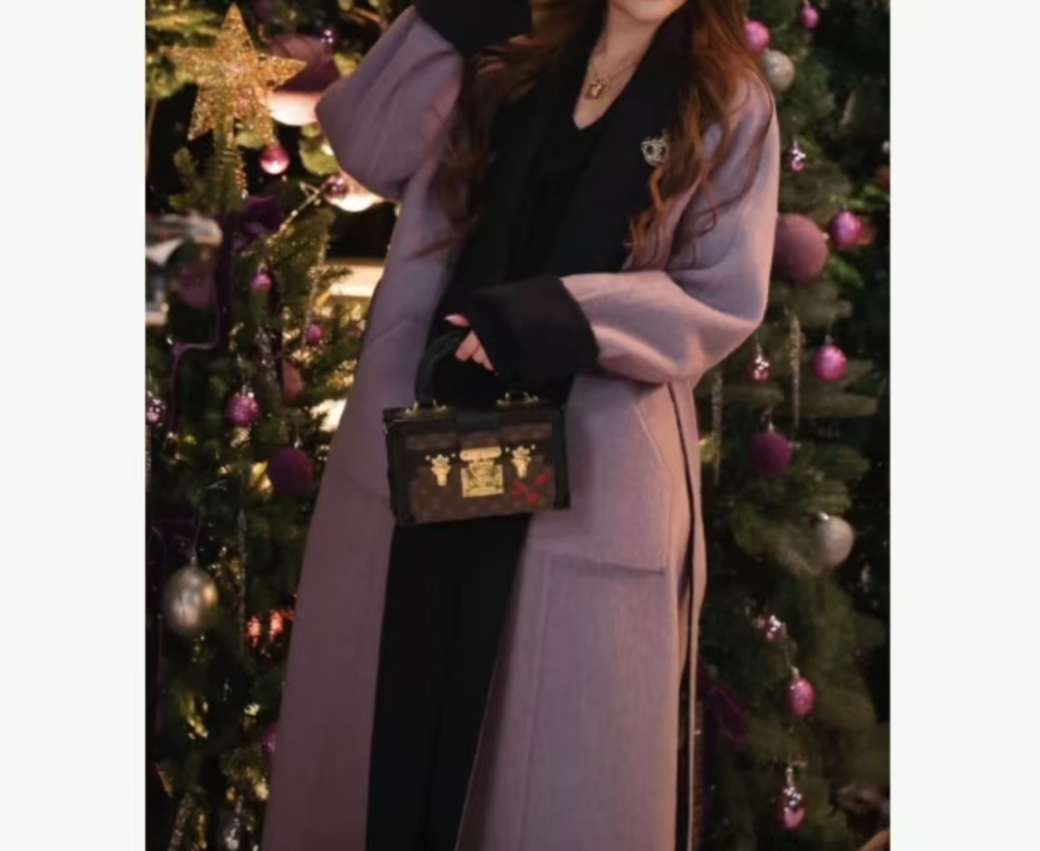 12月21号上新【双韵大衣  紫色】大衣