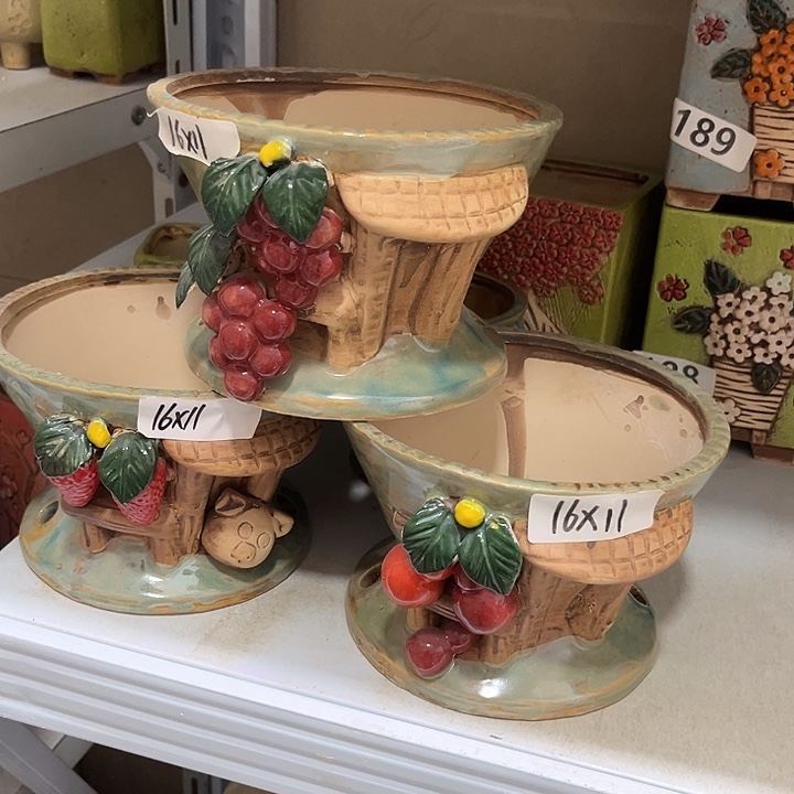 粗陶材质多肉花盆