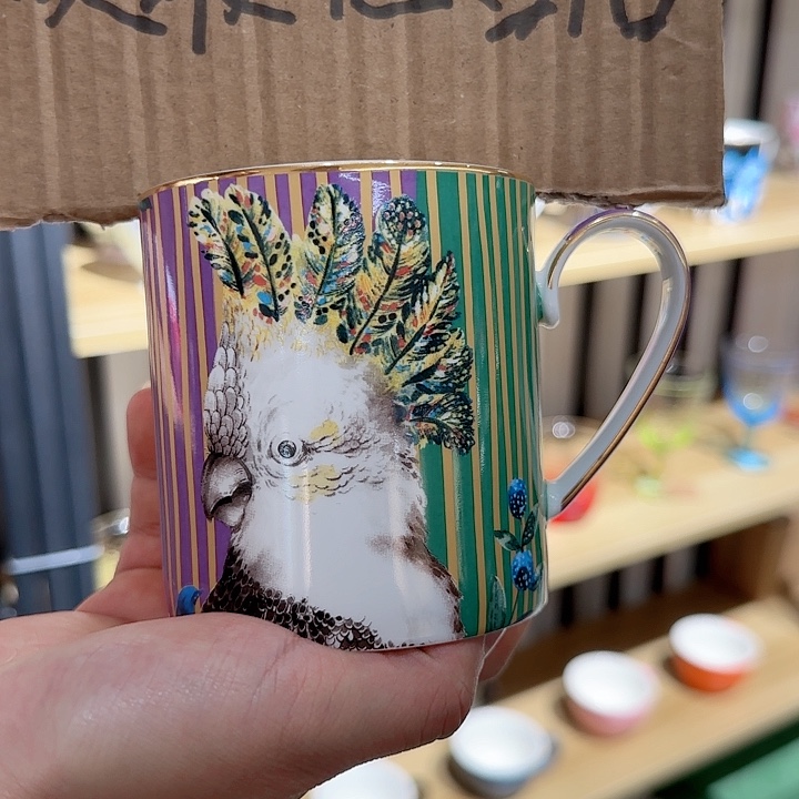 瓷片西顿马克杯真的太好看了