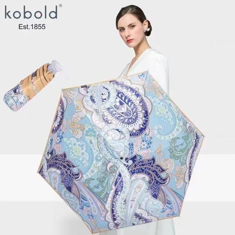 德国kobold太阳伞女防晒防紫外线遮阳伞晴雨两用小巧便携创意雨伞