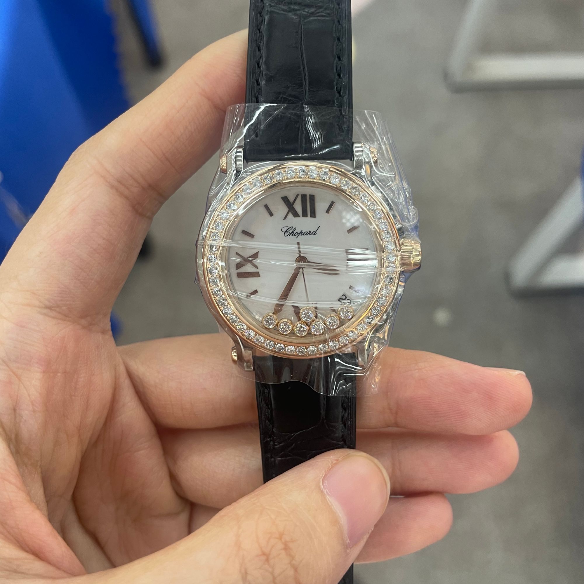 99新 Chopard/萧邦 表展/快乐钻278475腕表/后钻/WHT021696