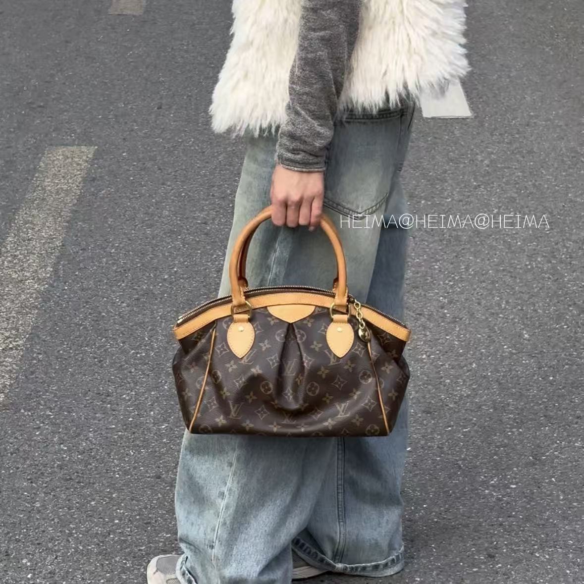 95新 LouisVuitton/路易威登 18316419 饺子包一代小号 29*21