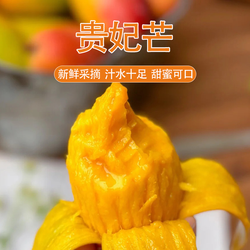 【坏果包赔】海南树熟贵妃芒净重5斤
