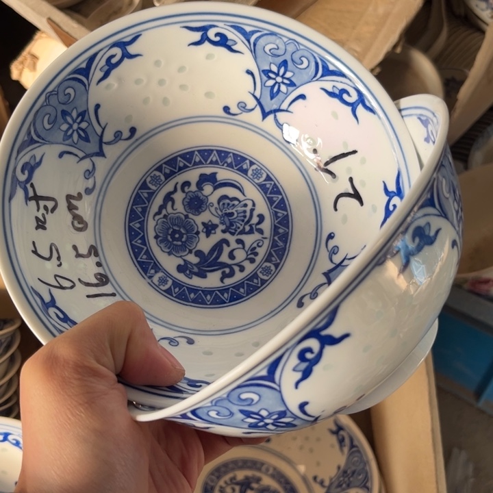 陶碗景德镇高温细白瓷餐具