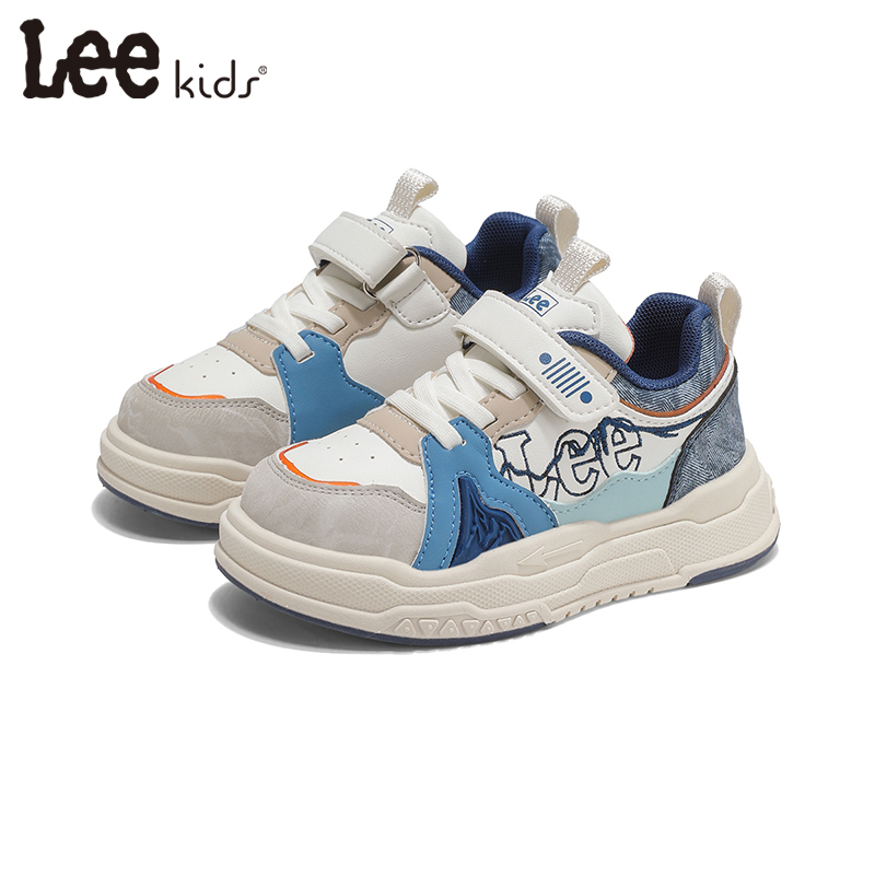 Leekids儿童板鞋男童春秋透气时尚百搭休闲运动鞋女童秋季童鞋