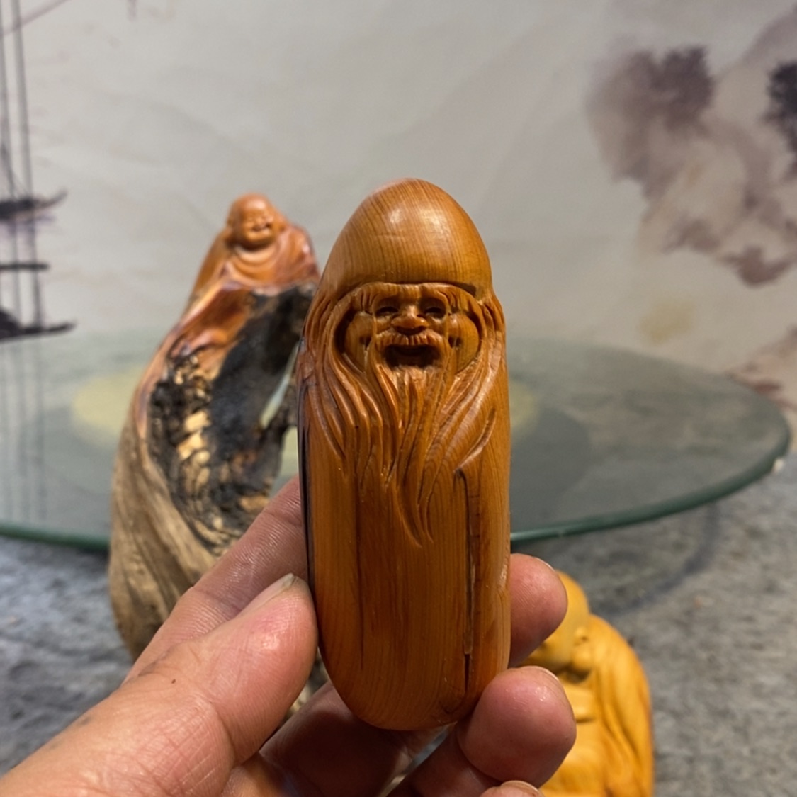 【闪购商品】柏木（崖柏）根雕木雕工艺品摆件家居手把件