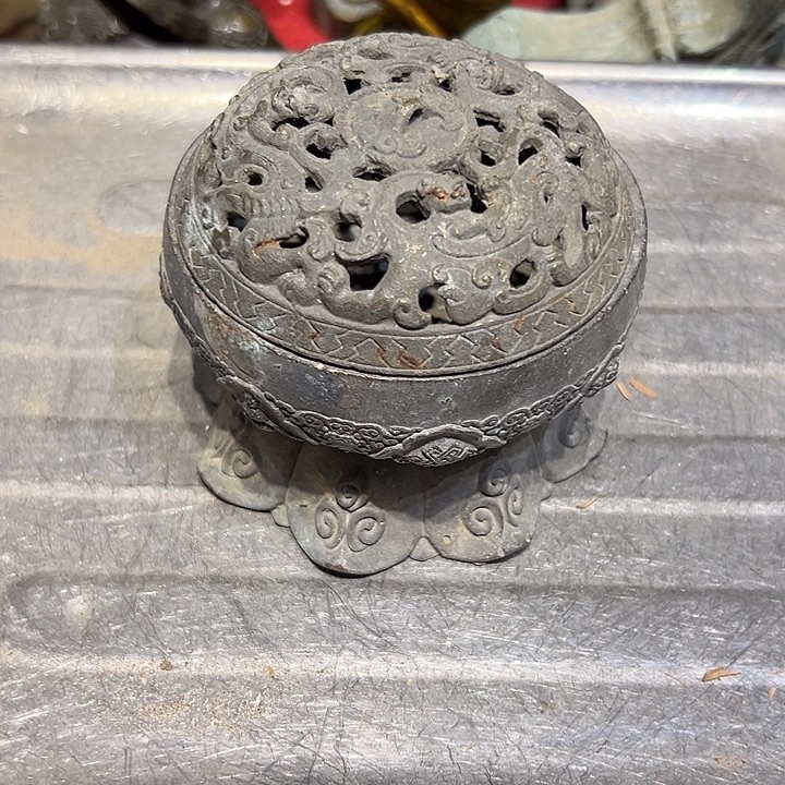 塑***人黄铜摆件，文房工艺品摆件