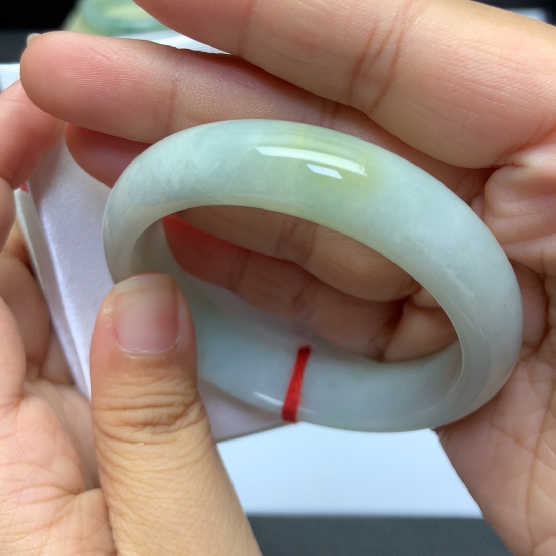 翡翠手镯未镶嵌54-13-7.2有风华纹