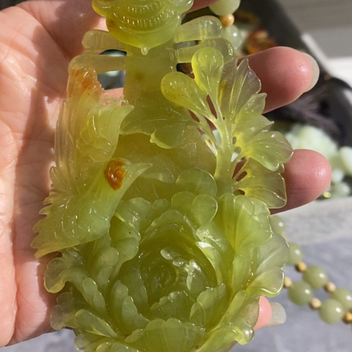 【闪购商品】岫玉毛衣链未镶嵌