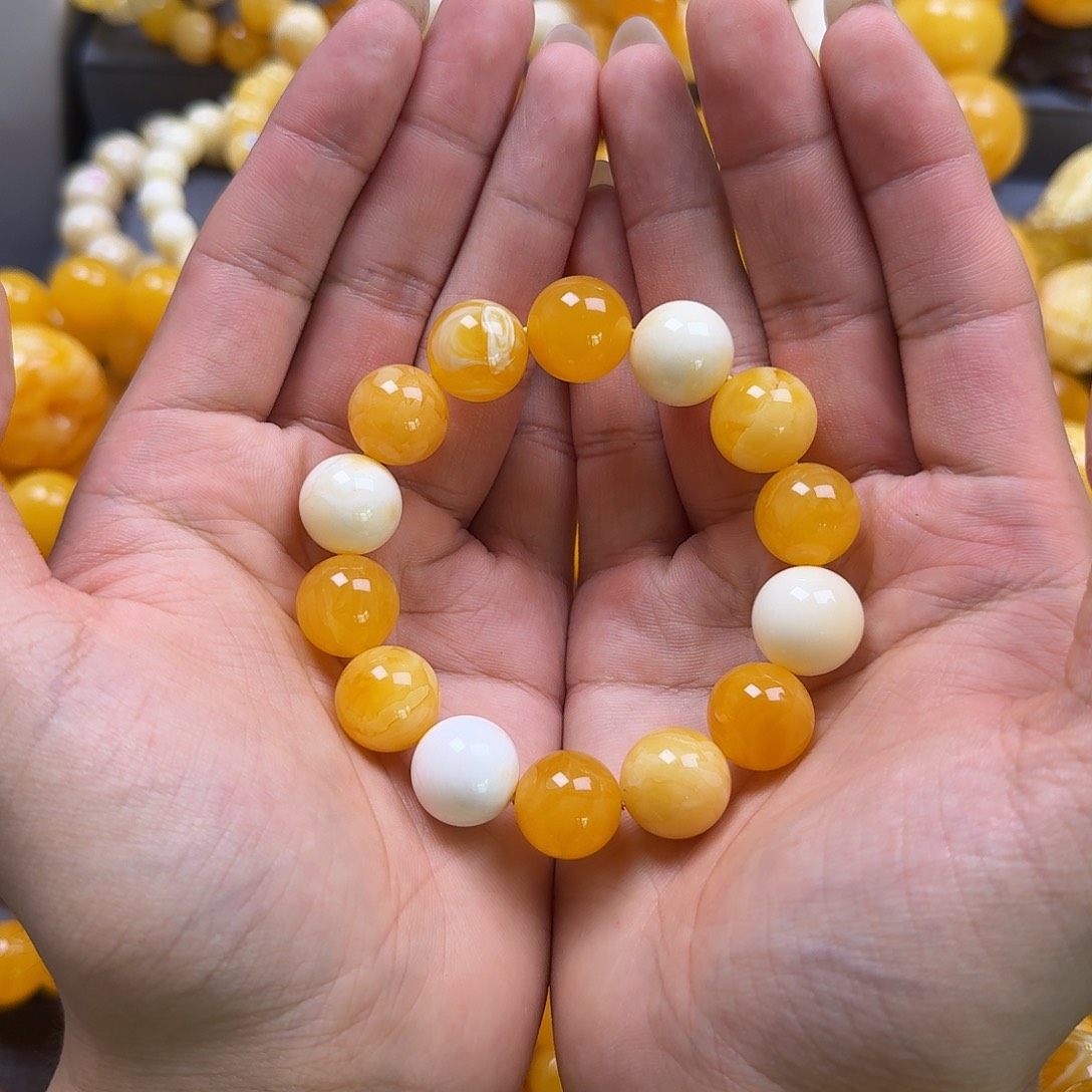 蜜蜡珠宝奇石未镶嵌15mm