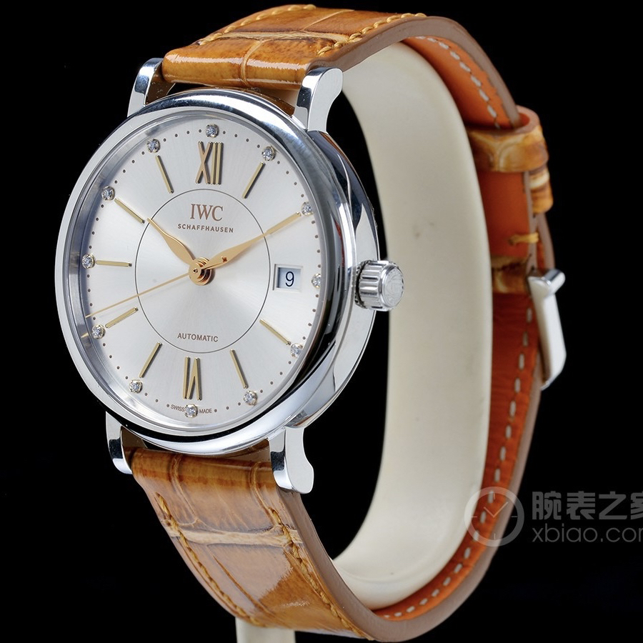 99新 IWC/万国 大颂名品/柏涛菲诺/表径37/白钻金针时尚/商务颜值
