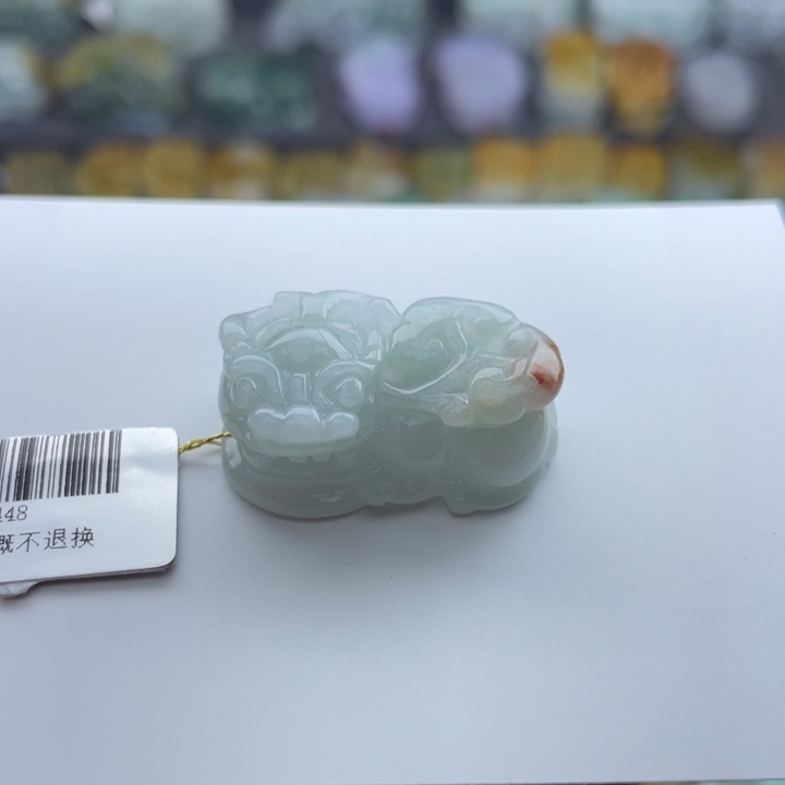 翡翠颈饰未镶嵌貔貅