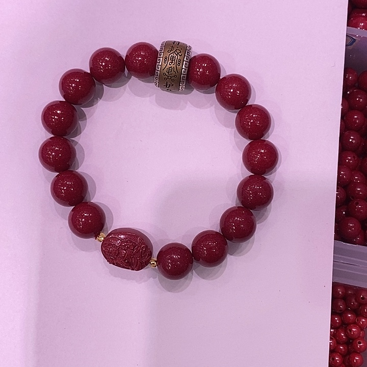 天然辰砂设计款紫晶砂