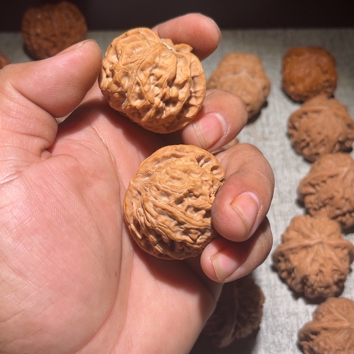 饼***吃吊坠文玩核桃苹果园12