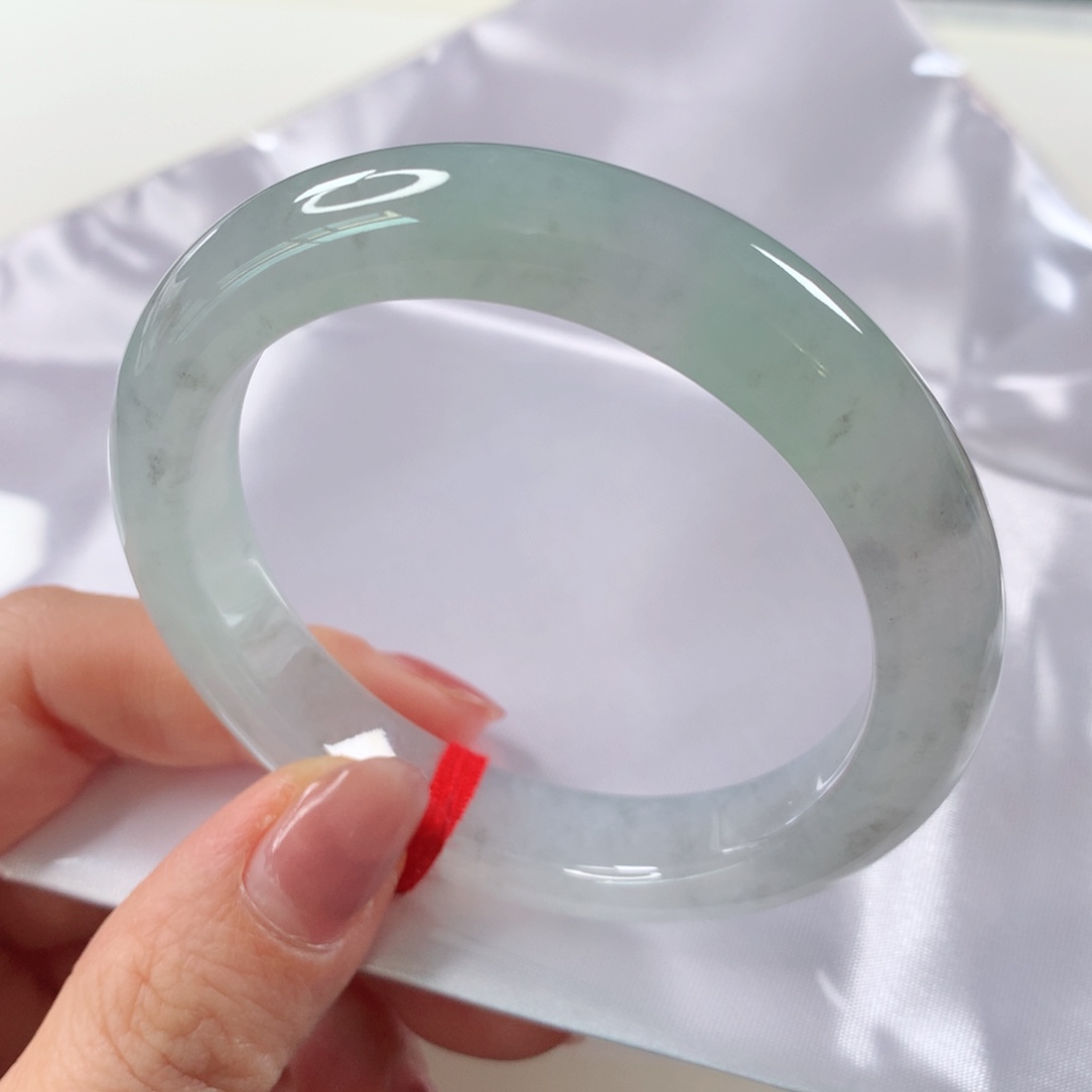 未镶嵌手镯翡翠 正圈229冰透乌鸡花❤️