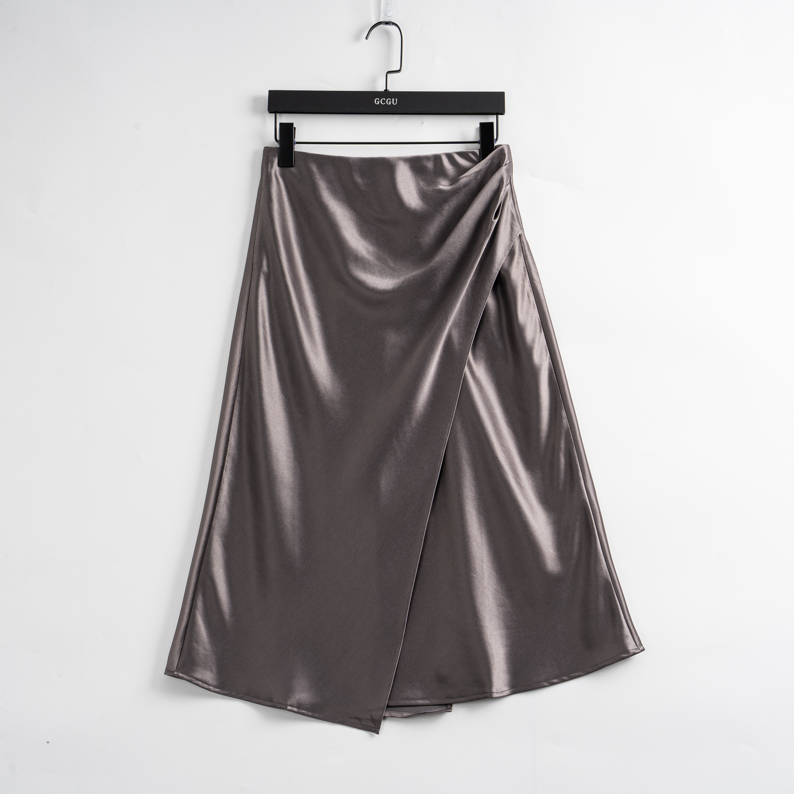 灰色高级感轻熟风半身裙-21122