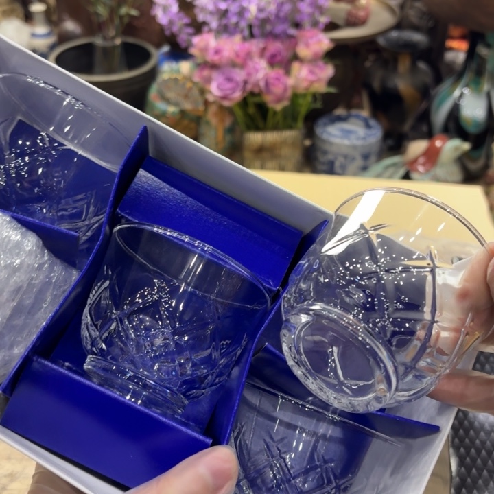 玻璃古美术置物摆件