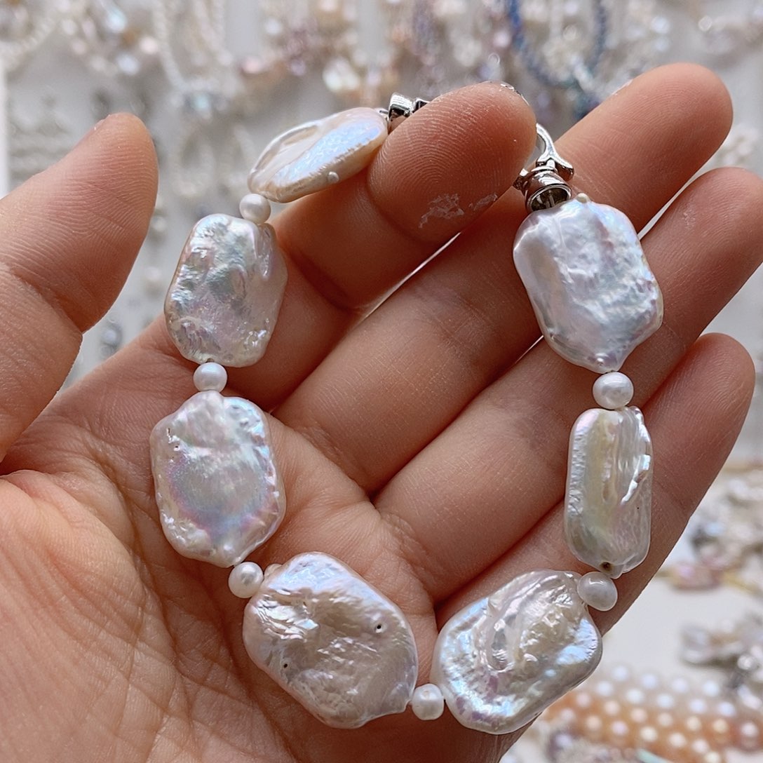 淡水珍珠耳饰未镶嵌