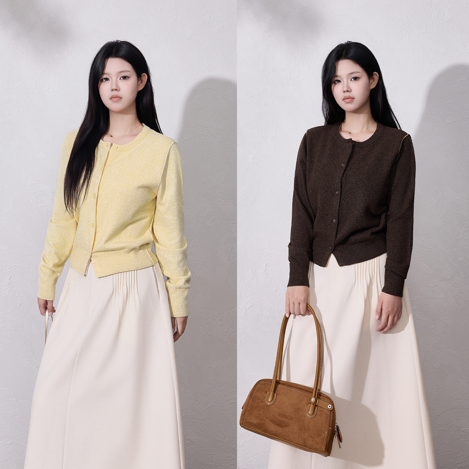 【约会日】观与蛋妹大码女装微胖mm冬季显瘦毛针织衫上衣DM23517