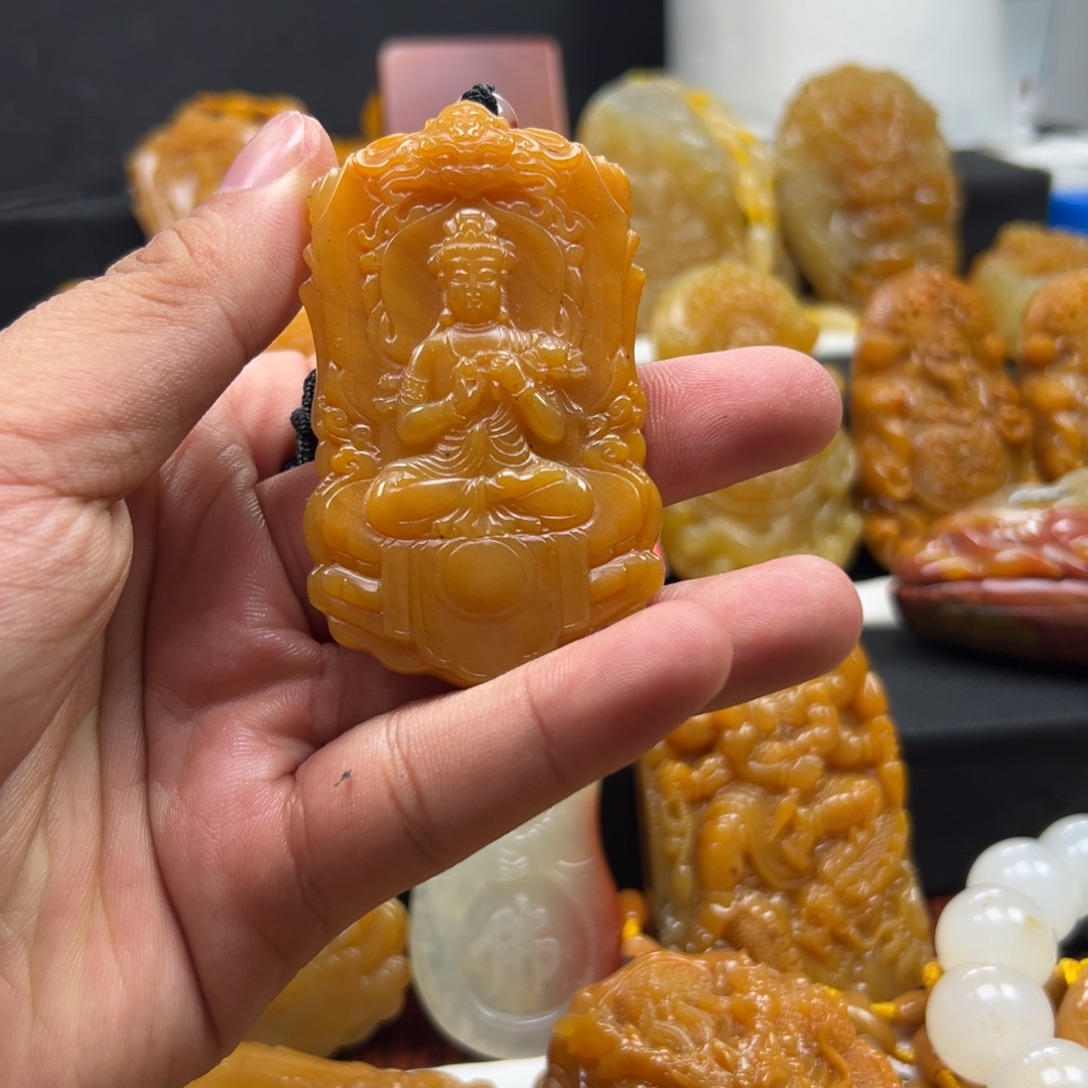 石英质玉（黄龙玉）未镶嵌多选一发货