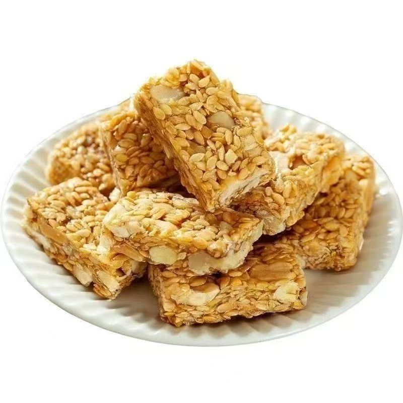【到手两斤】亚麻籽核桃酥花生核桃芝麻酥手工坚果酥无蔗糖零食糕点 图片 5